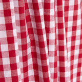 Popelín Algodón Cuadros Maxi Rojo - Ribes y Casals