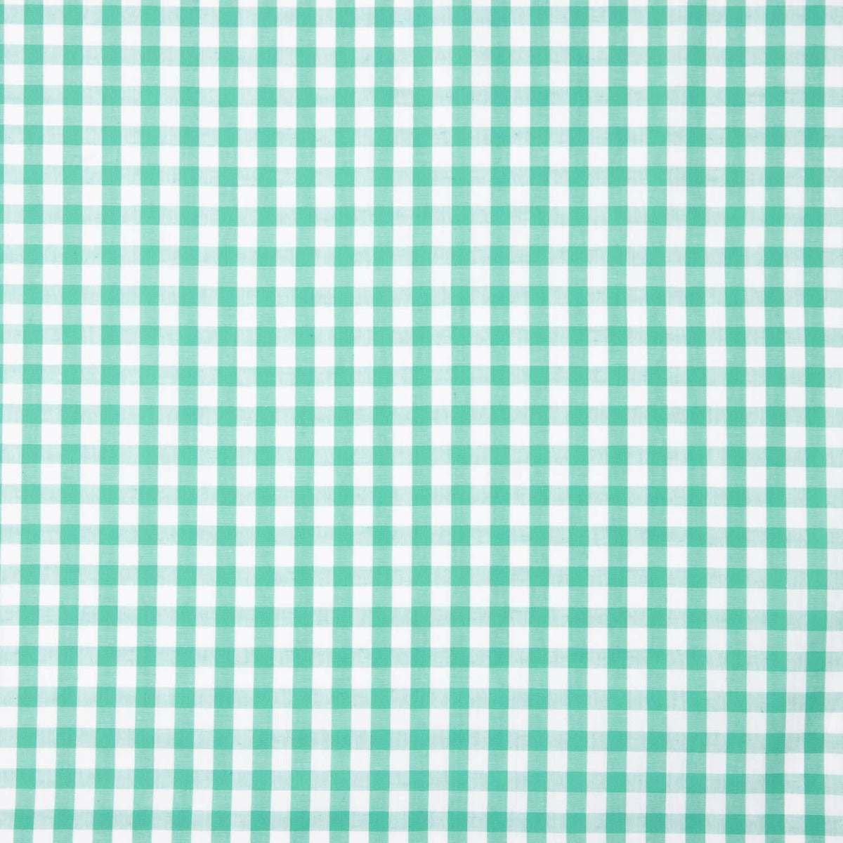 Popelín Algodón Cuadros Maxi Verde Agua - Ribes y Casals