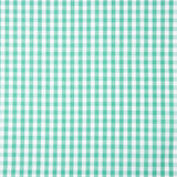 Popelín Algodón Cuadros Maxi Verde Agua - Ribes y Casals