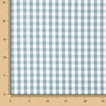 Popelín Algodón Cuadros Maxi Verde Anís - Ribes y Casals