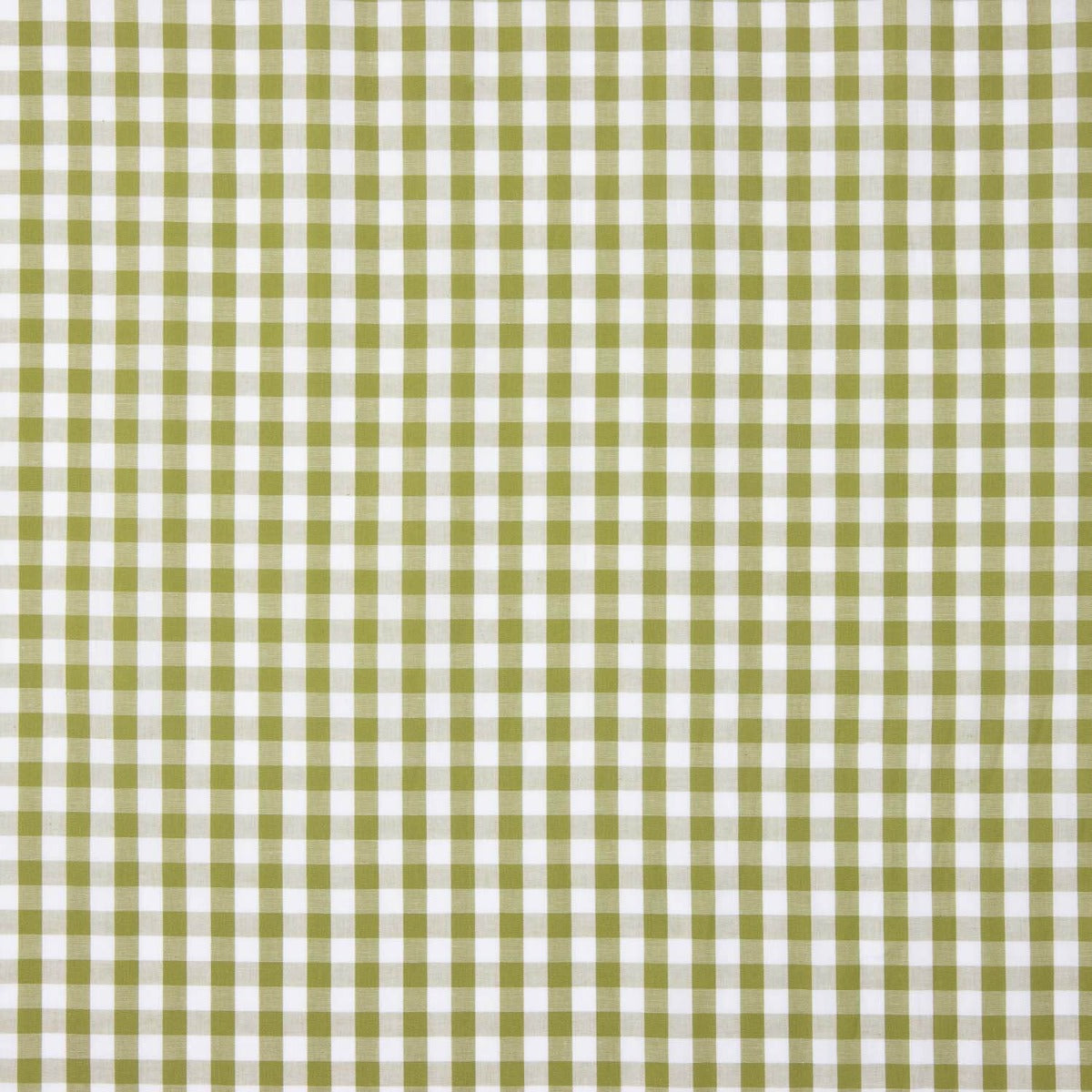 Popelín Algodón Cuadros Maxi Verde Oliva - Ribes y Casals