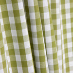 Popelín Algodón Cuadros Maxi Verde Oliva - Ribes y Casals