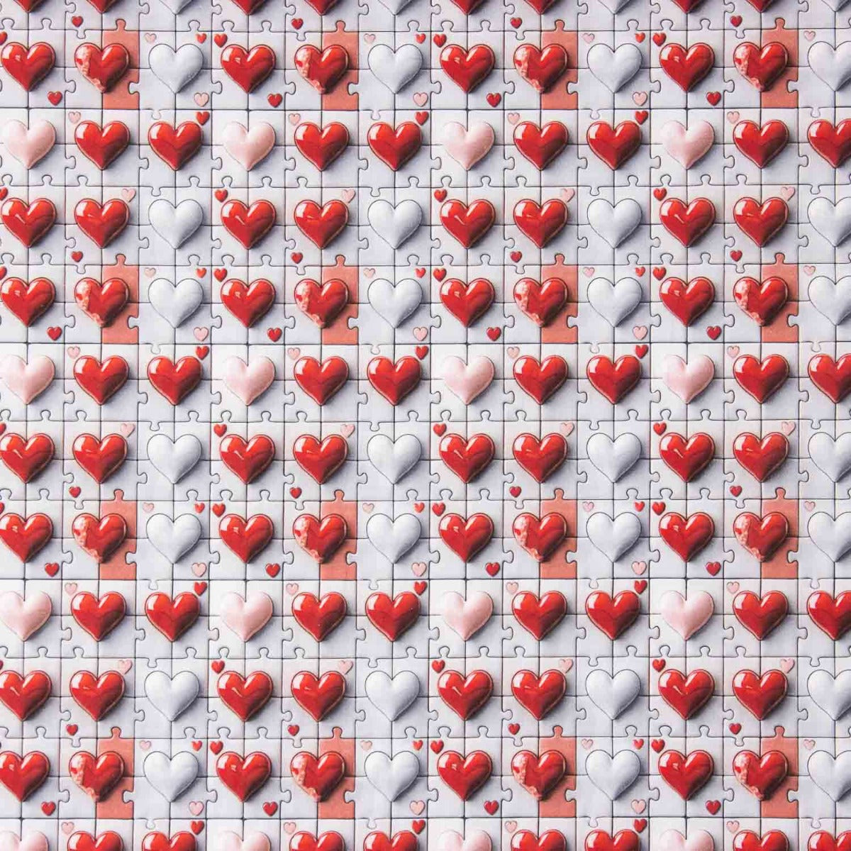 Popelín Algodón Cuore Puzzle - Ribes y Casals