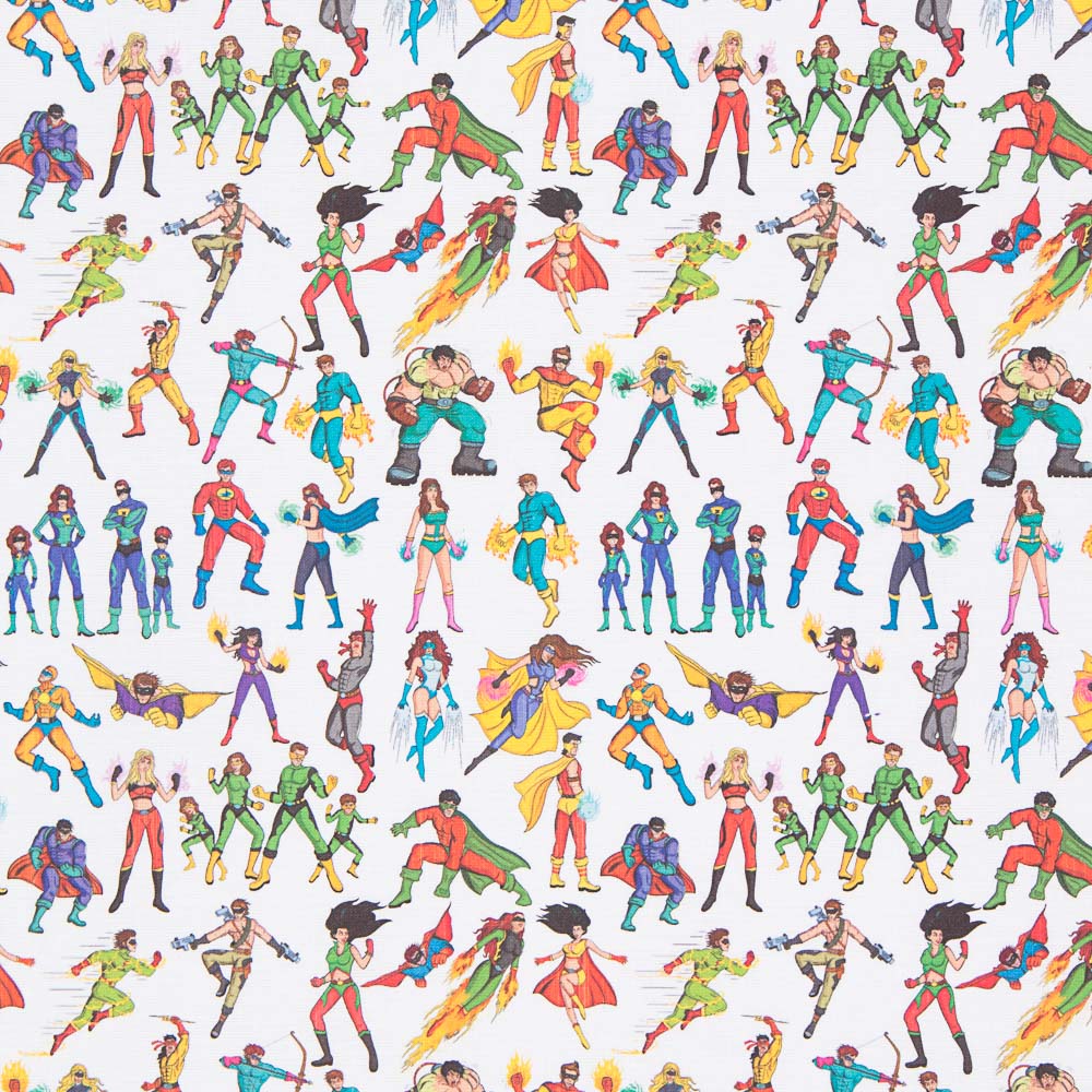 Popelín Algodón Superhéroes - Ribes y Casals