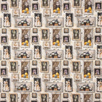 Popelín Algodón Estampado Cuadros Halloween - Ribes y Casals