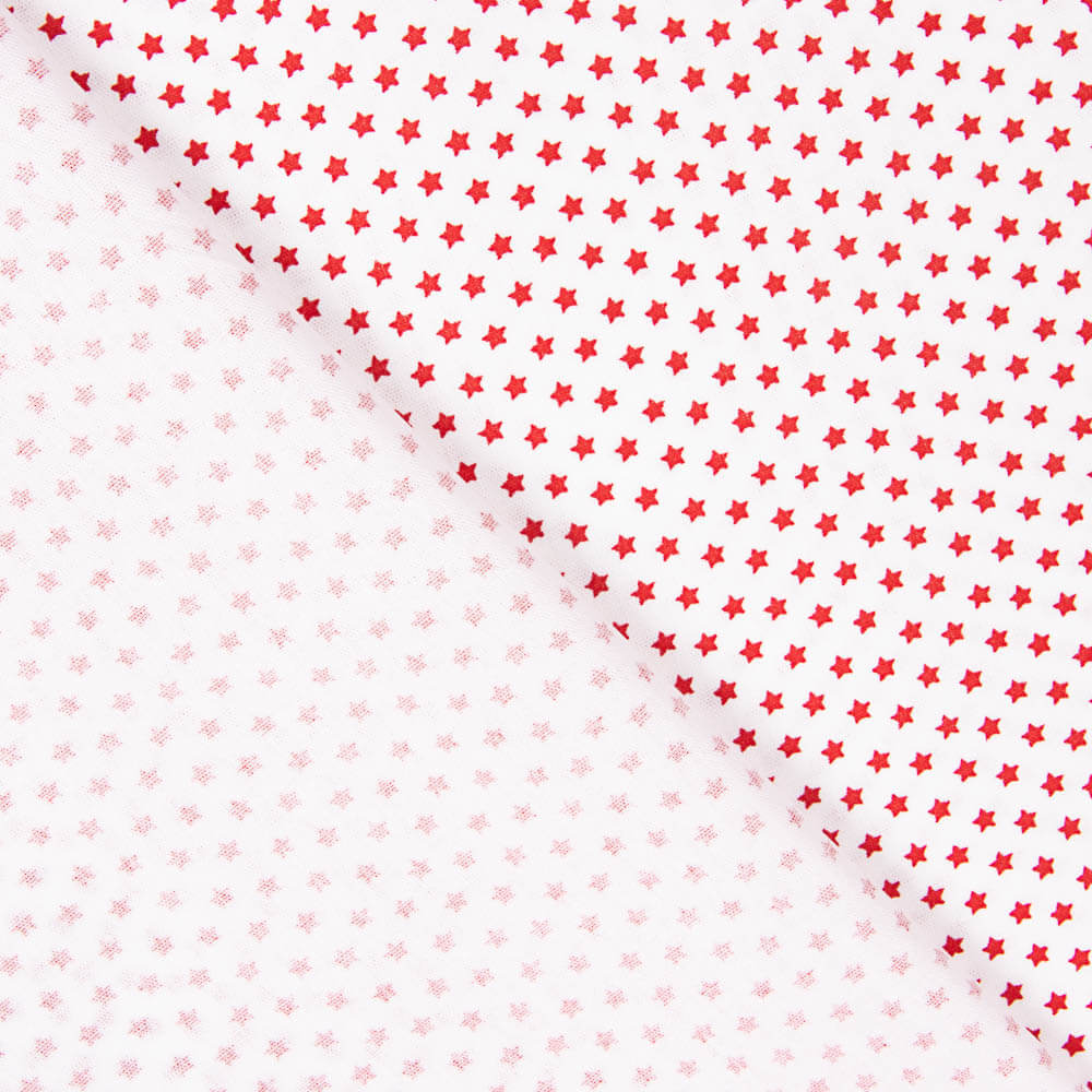 Popelín Algodón Estrellas Blanco - Ribes y Casals