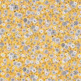 Popelín Algodón Flor Cúrcuma Oeko-Tex® - Ribes y Casals