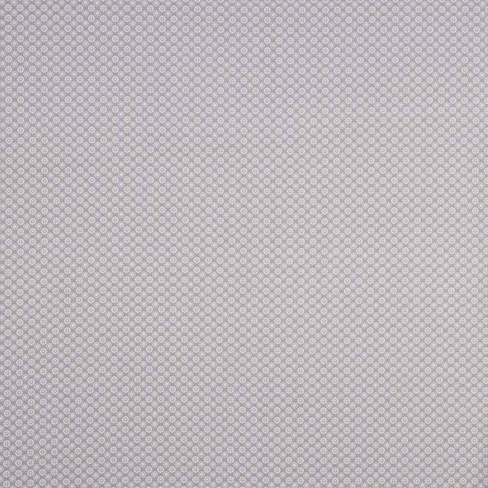 Popelín Algodón Flores Gris - Ribes y Casals