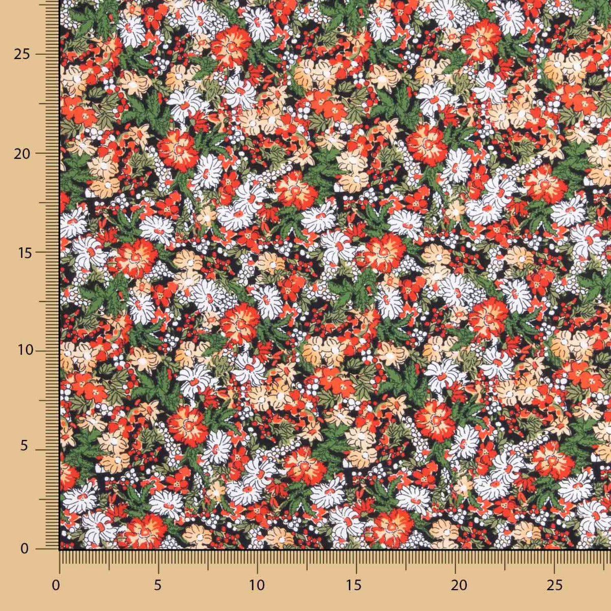 Popelín Algodón Flores Jantine - Ribes y Casals