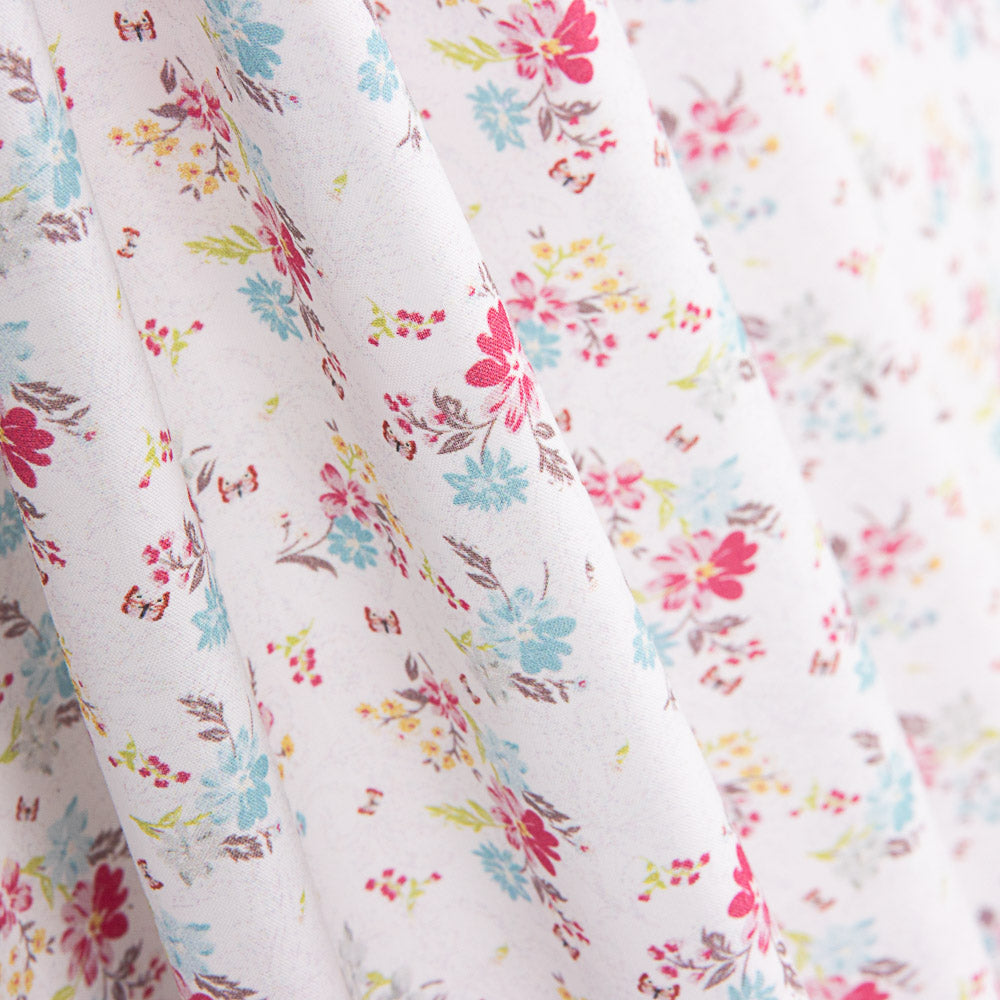 Popelín Algodón Flores Liselot - Ribes y Casals