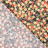 Popelín Algodón Flores Shang Rojo Oeko-Tex® - Ribes y Casals