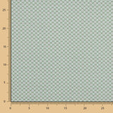 Popelín Algodón Flores Verde Menta - Ribes y Casals