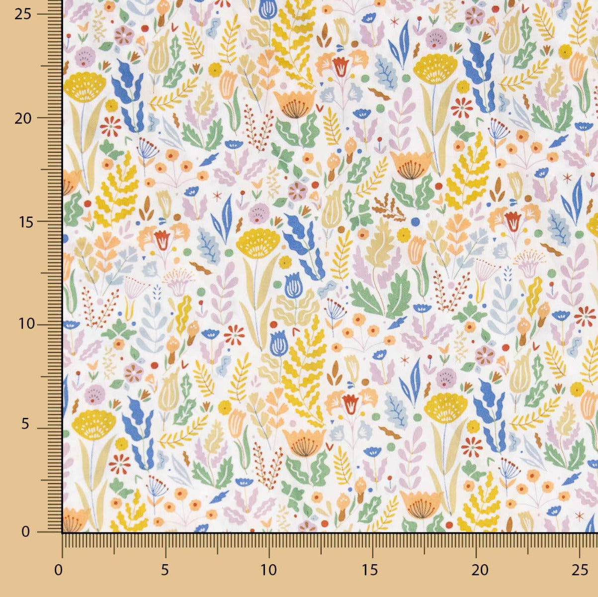 Popelín Algodón Flores Yana - Ribes y Casals