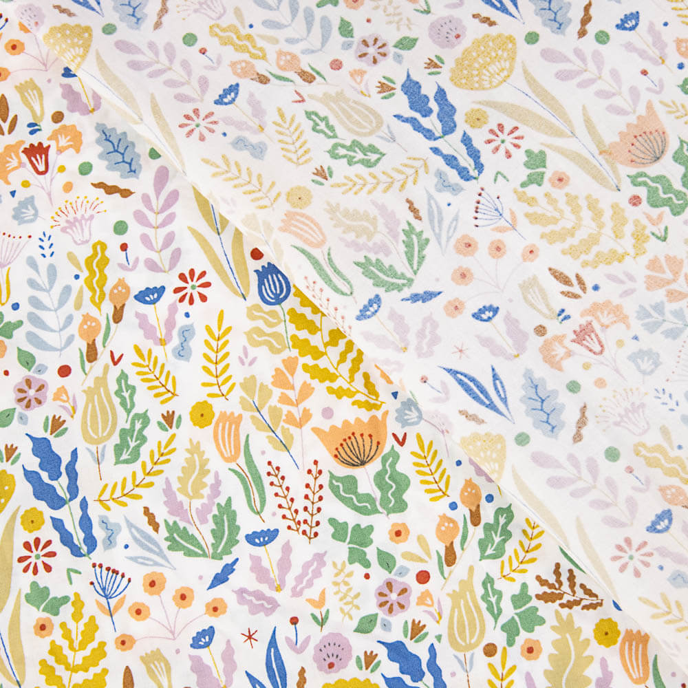 Popelín Algodón Flores Yana - Ribes y Casals