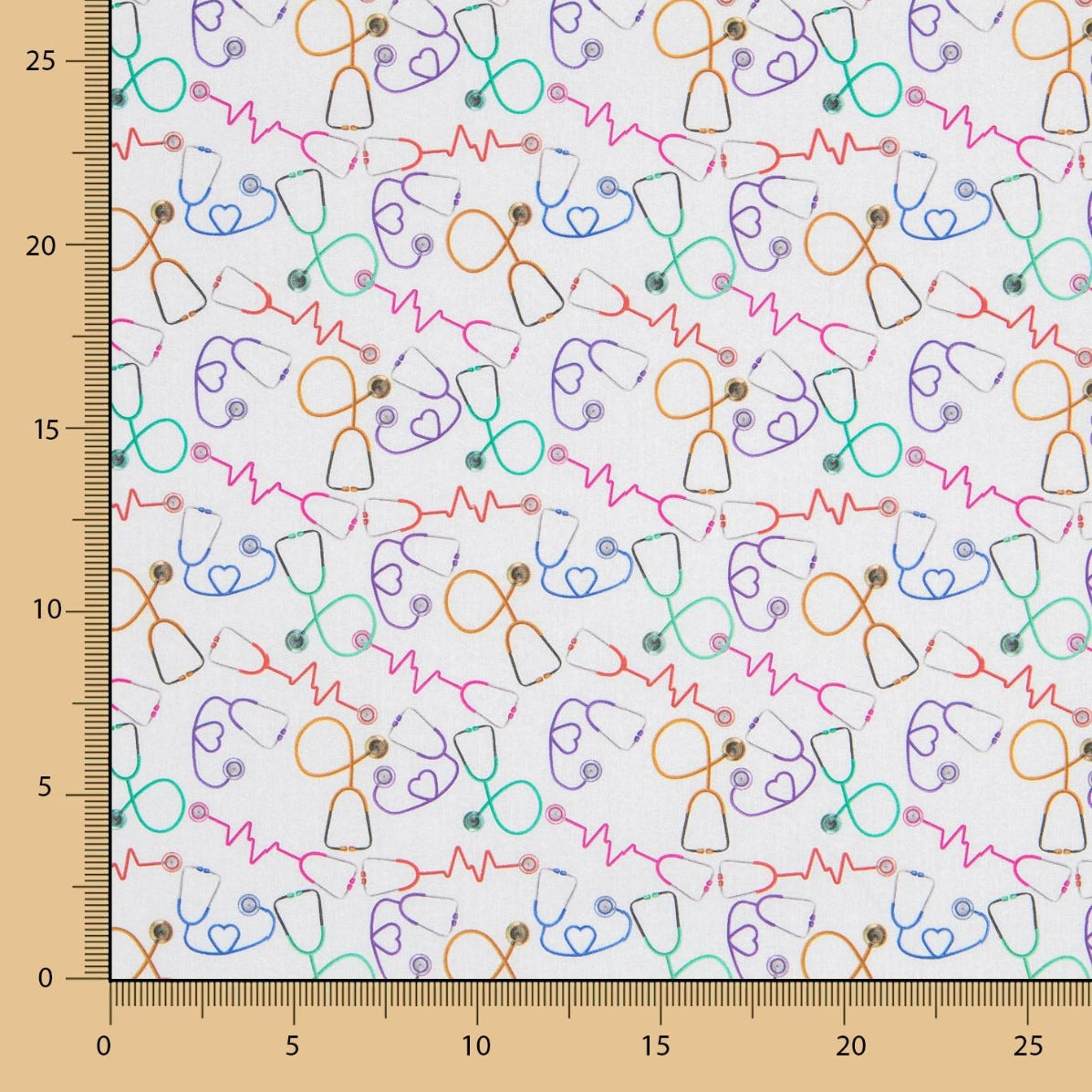 Popelín Algodón Fonendoscopio - Ribes y Casals
