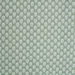Popelín Algodón Geo Verde Agua - Ribes y Casals