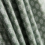 Popelín Algodón Geo Verde Agua - Ribes y Casals