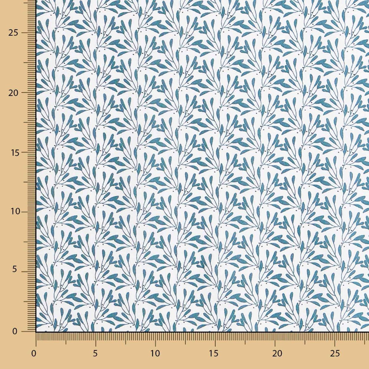 Popelín Algodón Hierbas Canard - Ribes y Casals