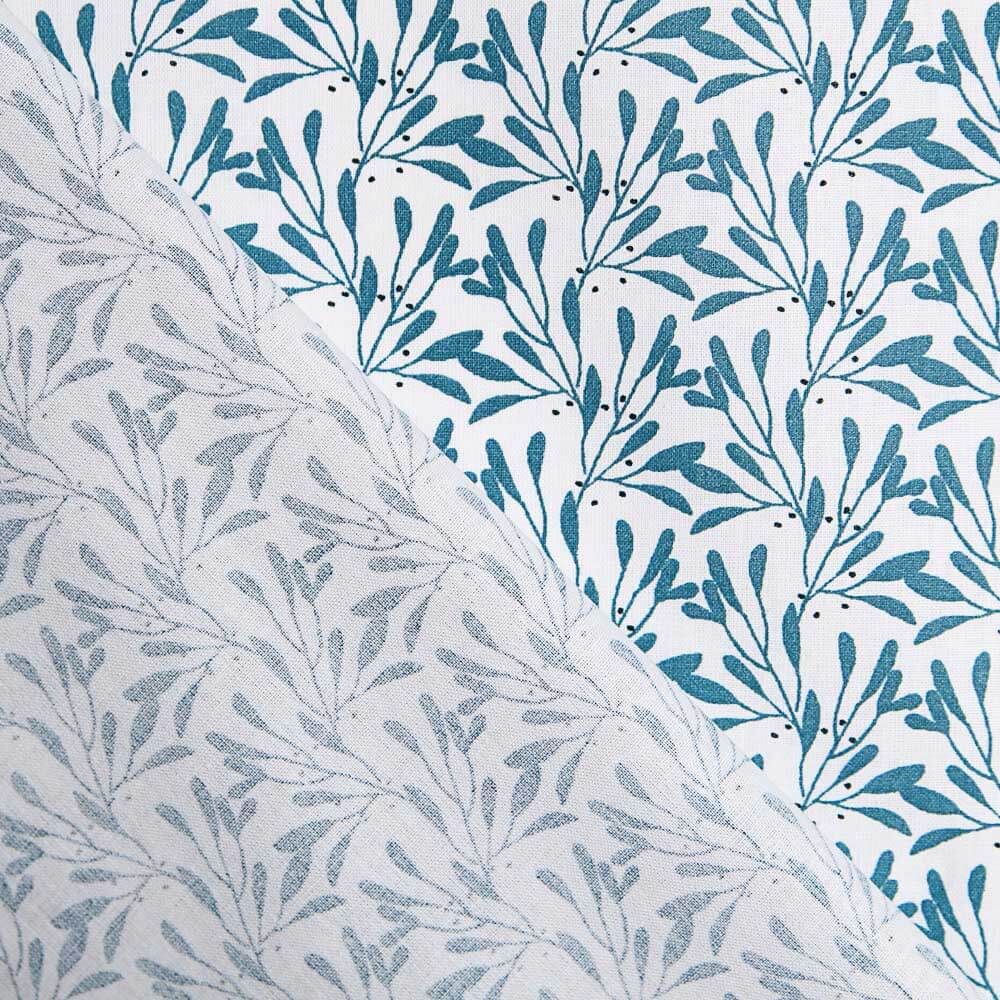 Popelín Algodón Hierbas Canard - Ribes y Casals