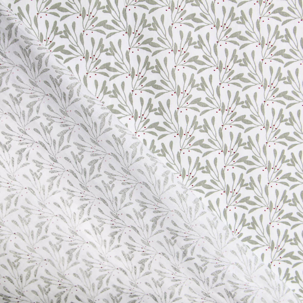 Popelín Algodón Hierbas Topo - Ribes y Casals