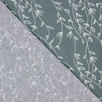 Popelín Algodón Hojas Ginkgo Verdes - Ribes y Casals