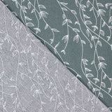 Popelín Algodón Hojas Ginkgo Verdes - Ribes y Casals