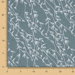 Popelín Algodón Hojas Ginkgo Verdes - Ribes y Casals