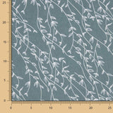 Popelín Algodón Hojas Ginkgo Verdes - Ribes y Casals