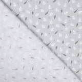 Popelín Algodón Infantil Bosque Gris Claro - Ribes y Casals