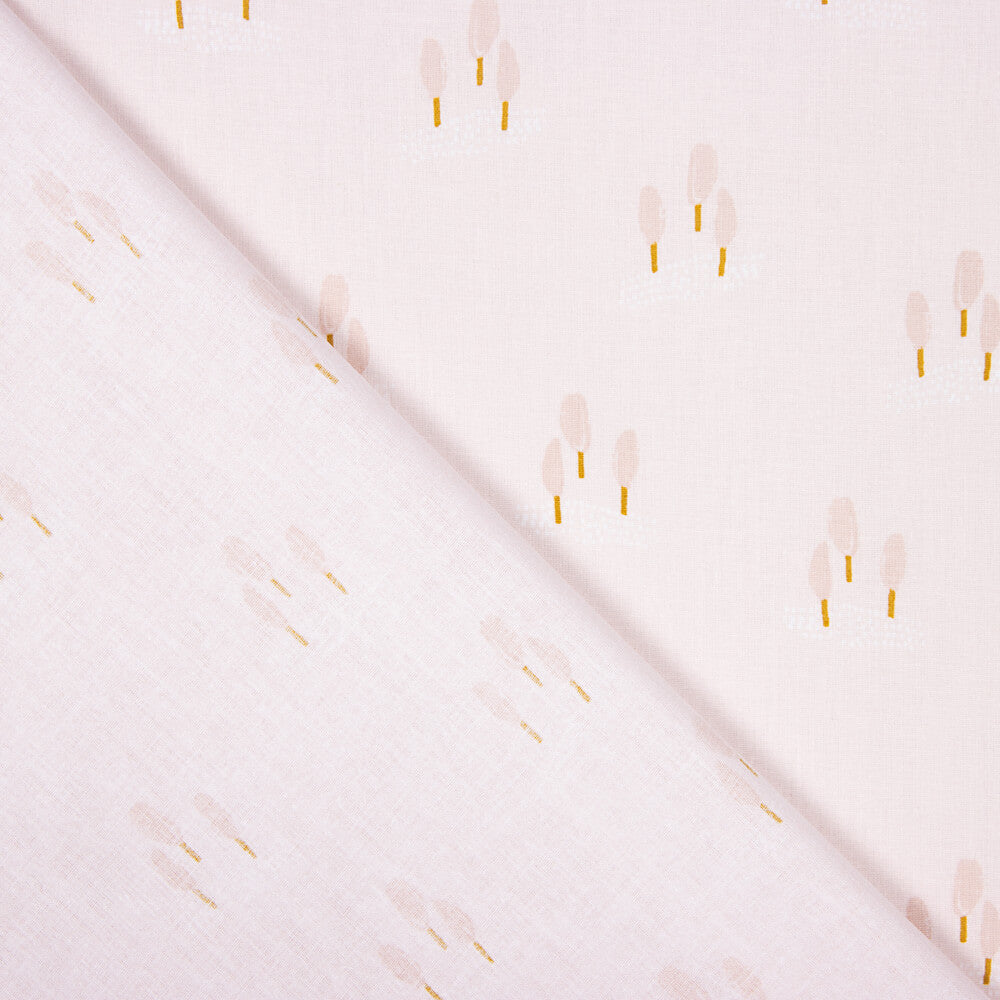 Popelín Algodón Infantil Bosque Rosa - Ribes y Casals