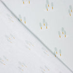 Popelín Algodón Infantil Bosque Verde Agua - Ribes y Casals