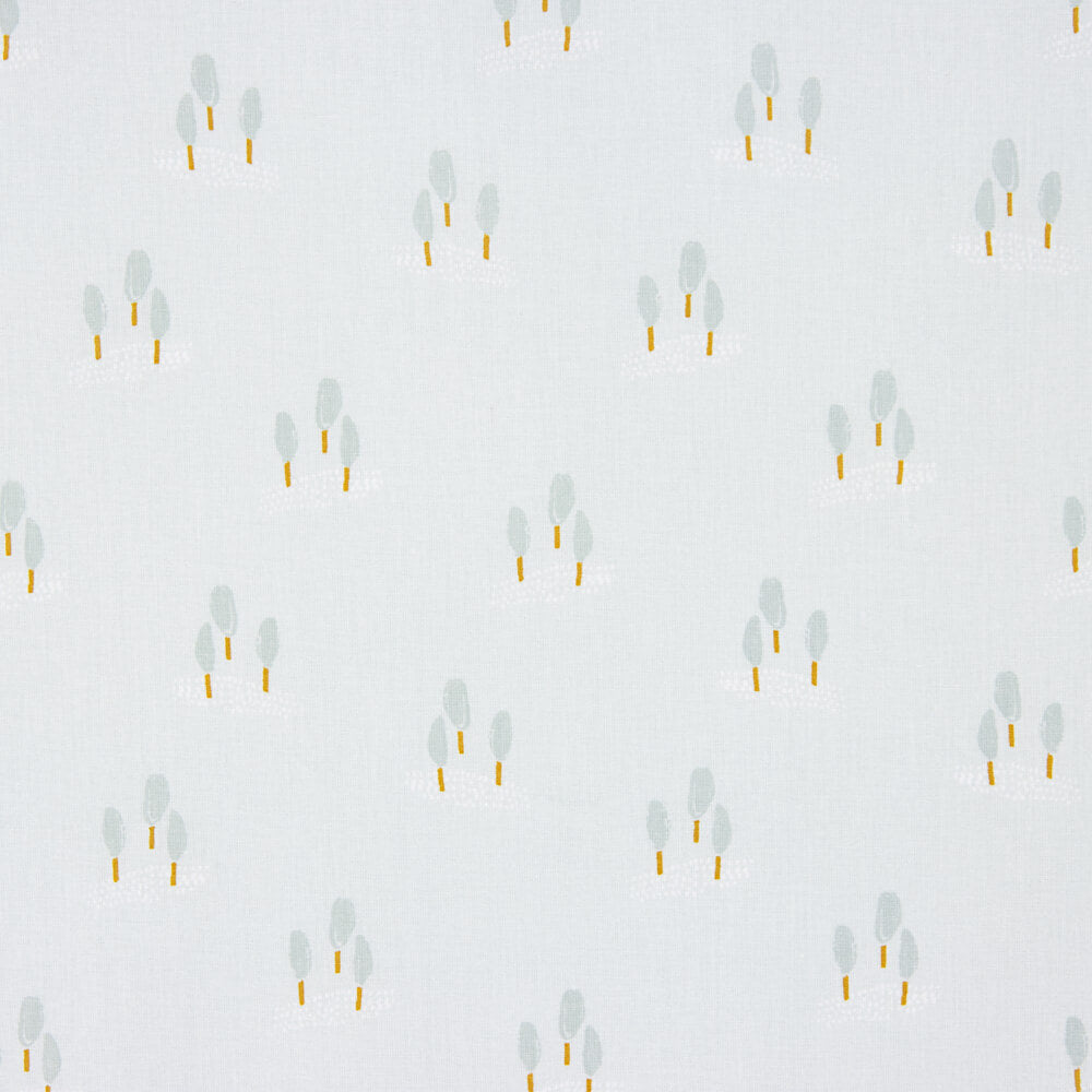 Popelín Algodón Infantil Bosque Verde Agua - Ribes y Casals