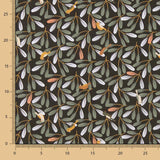 Popelín Algodón Infantil Bosque Verde Pájaro - Ribes y Casals