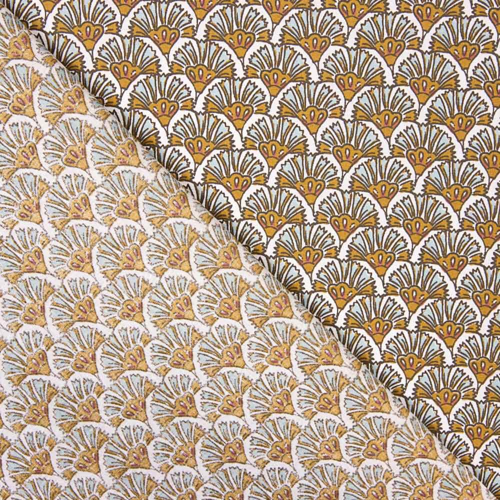 Popelín Algodón Infantil Diente De León Marrón - Ribes y Casals