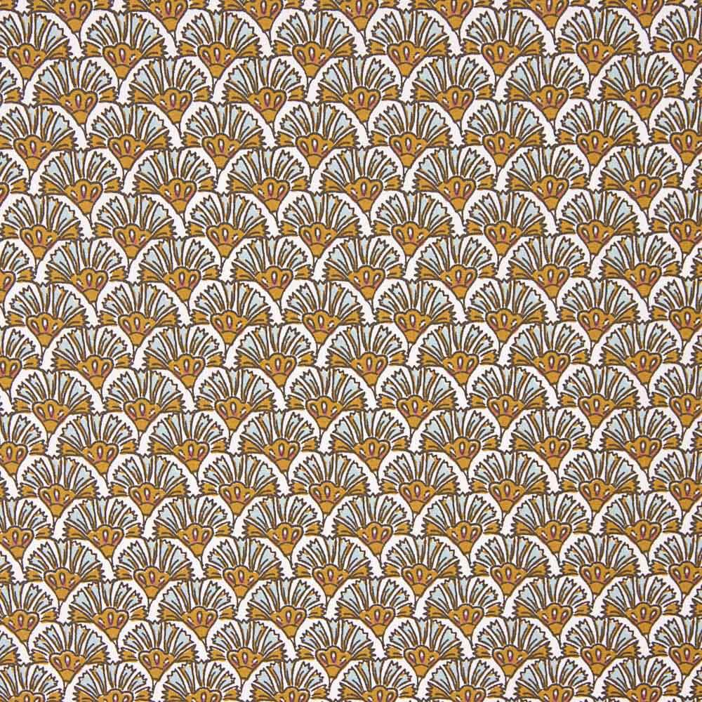 Popelín Algodón Infantil Diente De León Marrón - Ribes y Casals