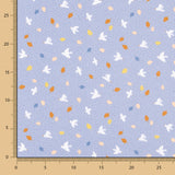 Popelín Algodón Infantil Golondrinas Azul Denim - Ribes y Casals