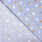 Popelín Algodón Infantil Golondrinas Azul Denim - Ribes y Casals