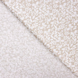 Popelín Algodón Infantil Hojas Beige - Ribes y Casals