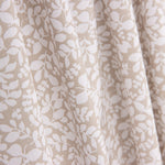 Popelín Algodón Infantil Hojas Beige - Ribes y Casals