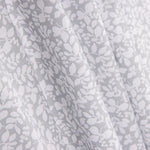 Popelín Algodón Infantil Hojas Gris Claro - Ribes y Casals