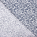 Popelín Algodón Infantil Hojas Marino - Ribes y Casals