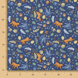 Popelín Algodón Infantil Mono Azul Marino - Ribes y Casals