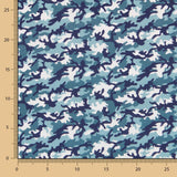 Popelín Algodón Militar Azul - Ribes y Casals