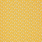 Popelín Algodón Mini Flor Ocre - Ribes y Casals