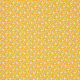 Popelín Algodón Mini Flor Ocre - Ribes y Casals