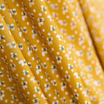 Popelín Algodón Mini Flor Ocre - Ribes y Casals