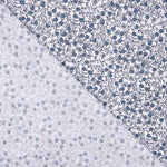 Popelín Algodón Minimals Blanco-Azul - Ribes y Casals