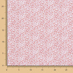 Popelín Algodón Minimals Blanco-Rosa - Ribes y Casals