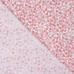 Popelín Algodón Minimals Blanco-Rosa - Ribes y Casals