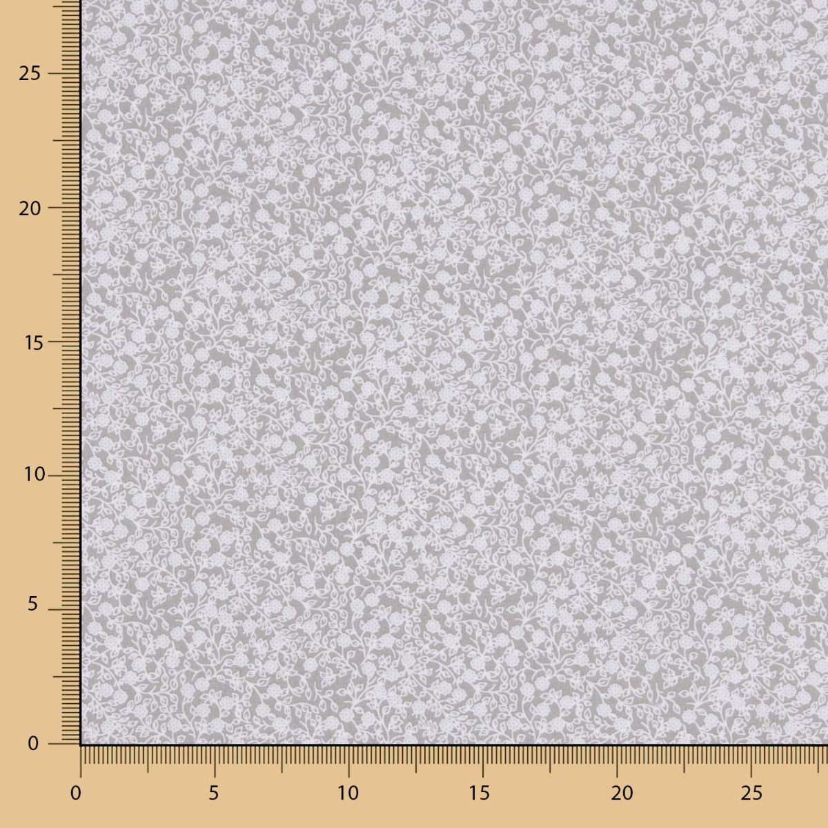 Popelín Algodón Minimals Gris - Ribes y Casals